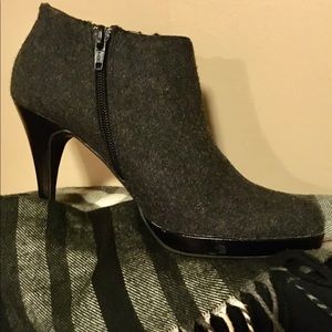 Candies Gray Shoe Bootie 7.5